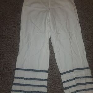 White Cotton Pants